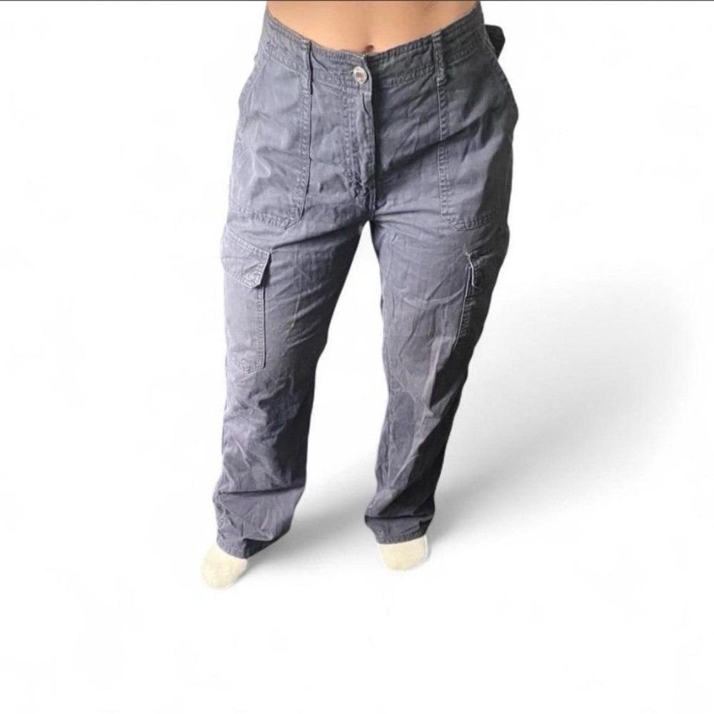 Zara Women's Gray Cargo Jeans